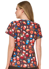 Feels like Fall 2 Taschen STRETCH Damen Kasack