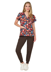 Feels like Fall 2 Taschen STRETCH Damen Kasack