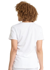 Weißer Damen Kasack Rückenansicht