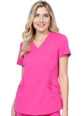 Pink Fuchsia Damen Kasack