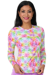 Smiley Vibes STRETCH Damen Longsleeve