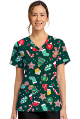 Waiting for Santa 2 Taschen STRETCH Damen Kasack