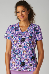 Flora Kitty 2 Taschen Damen Kasack