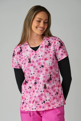 Fluff Bunnies 2 Taschen Damen Kasack