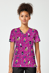 Disney´s Sweetly Sinful 2 Taschen STRETCH Damen Kasack