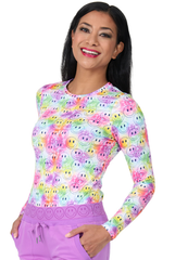 Smiley Vibes STRETCH Damen Longsleeve