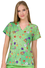 Sweet & Spooky 2 Taschen STRETCH Damen Kasack