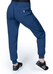 Jogger STRETCH Damen Berufshose 5 Taschen Marineblau - TALL