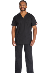 Schwarzer 5 Taschen Signature Herren Kasack