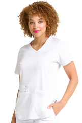 Weißer Damen Kasack