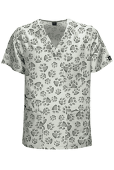 Grauer Pfoten Motiv Unisex Lyocell Kasack