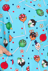 Türkiser Weihnachts Kasack Lollis