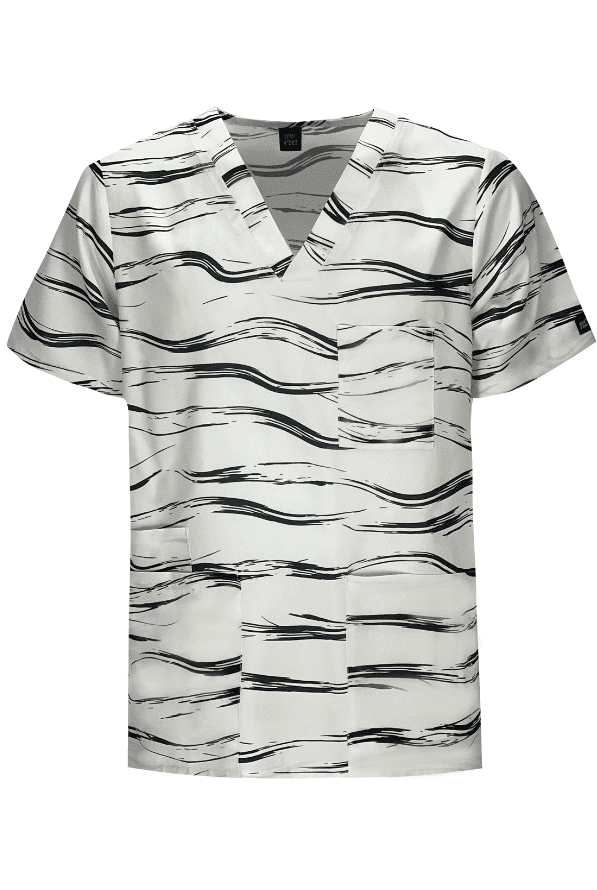 Zebra Streifen Unisex Lyocell Kasack