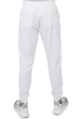 Weiße Berufshose Herren Hinteransicht