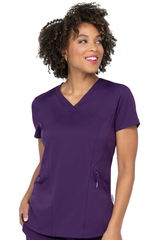 Lila/ aubergine Damen Kasack