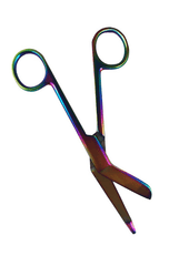 Bunte Regenbogenfarbene Verbandschere