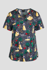 Disney´s Schneewittchen Kindness 2 Taschen Damen Kasack | Baumwolle