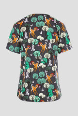 Disney´s Bambi 2 Taschen Damen STRETCH Kasack