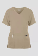 Khaki 2 Taschen PROTX2 Damen Kasack