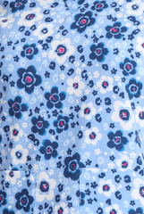 Floral Affair Blauer Blumen Damen Stretch Kasack Ava Therese Zoom