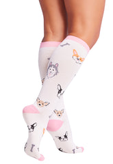Dog Love Damen 10–15 mmHg Kompressionsstrümpfe
