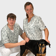 Hunde Motiv Kasack Tierarzt