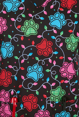 Pawfect Lights 2 Taschen STRETCH Damen Kasack