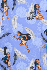 Disney´s Pocahontas 2 Taschen Damen STRETCH Kasack