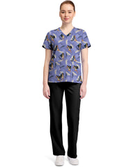 Disney´s Pocahontas 2 Taschen Damen STRETCH Kasack