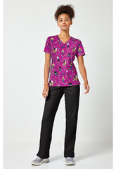 Disney´s Sweetly Sinful 2 Taschen STRETCH Damen Kasack