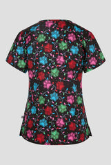 Pawfect Lights 2 Taschen STRETCH Damen Kasack