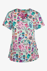 Med Life 2 Taschen STRETCH Damen Kasack