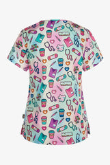 Med Life 2 Taschen STRETCH Damen Kasack