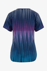 Hinteransicht, Damen Kasack Dazzl N' Dots.