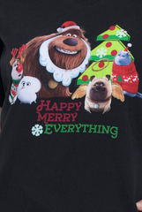 Nahaufnahme Pets-Motiv, Damen-Kasack.