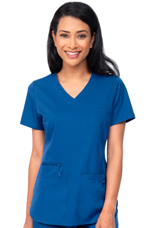 Royalblauer Damen Kasack