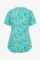 Hinteransicht, Damen Kasack Snow Cute.