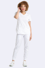 Jogger STRETCH Damen Berufshose 5 Taschen Weiß
