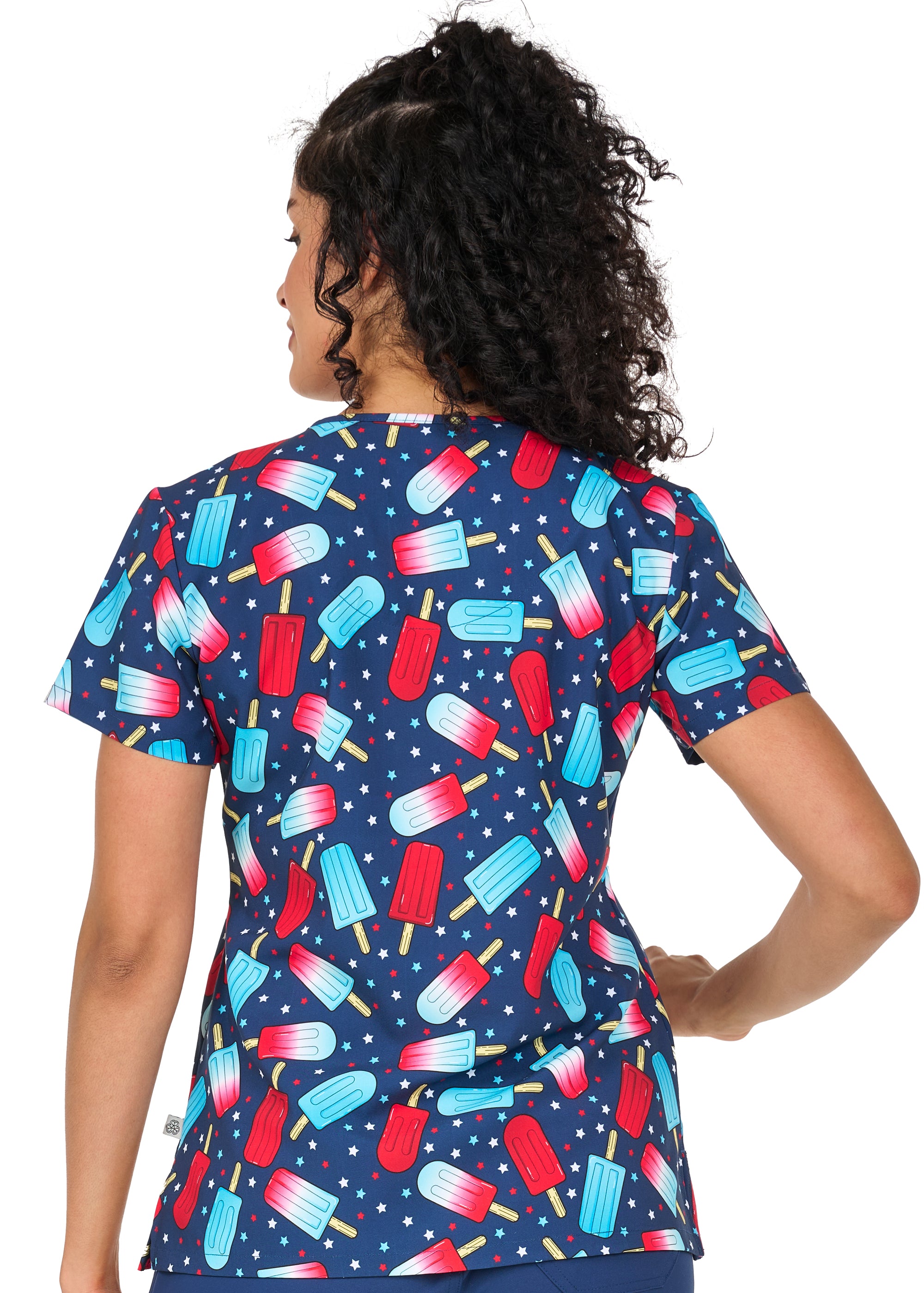 Eis am Style 2 Taschen STRETCH Damen Kasack