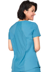 Blue Shadow 3 Taschen STRETCH Damen Kasack