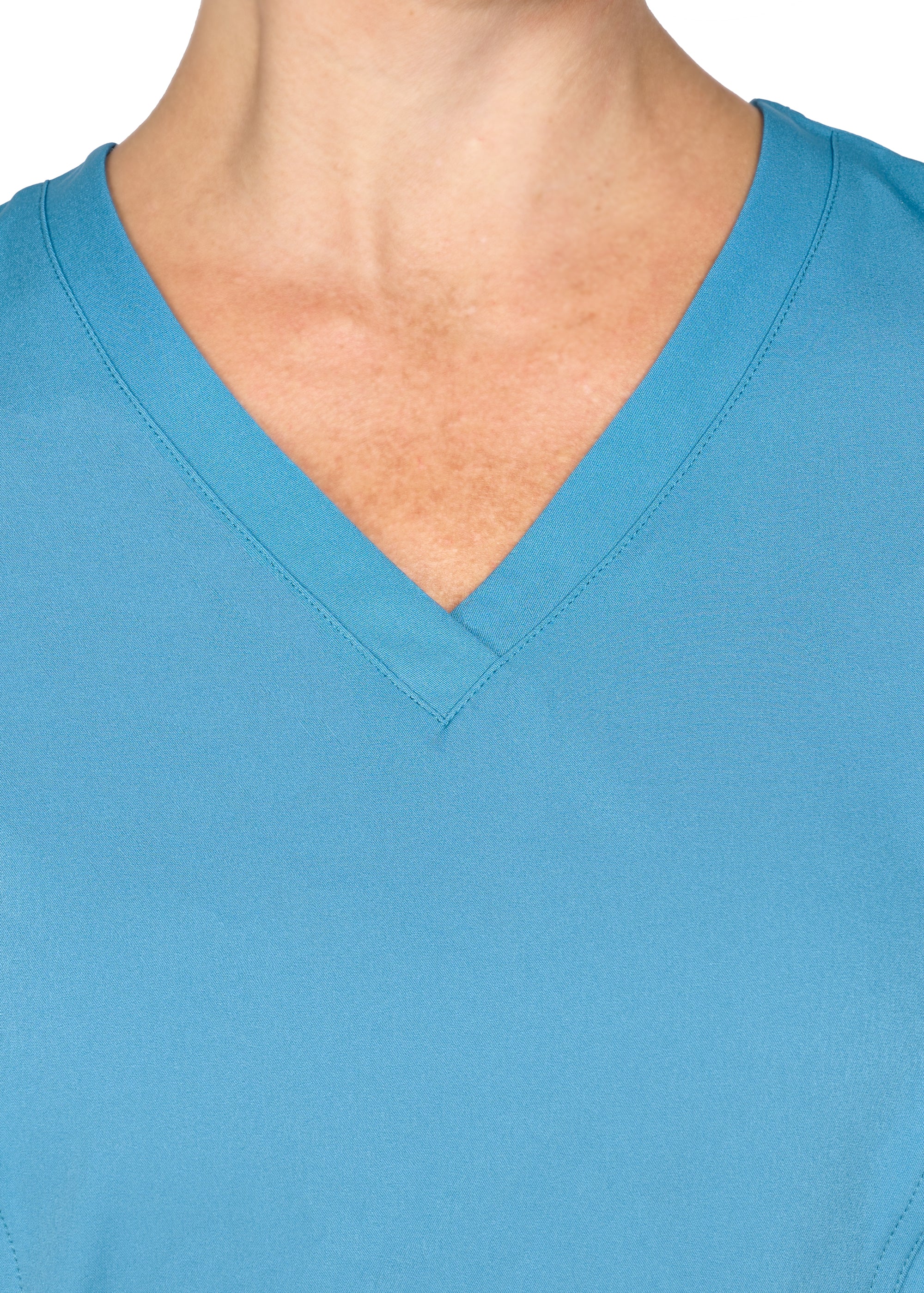 Blue Shadow 3 Taschen STRETCH Damen Kasack