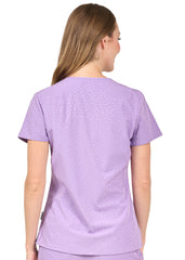 Jaquard 2 Taschen STRETCH Damen Kasack