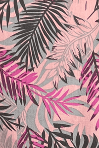 Blätter auf rosa Hintergrund Muster 