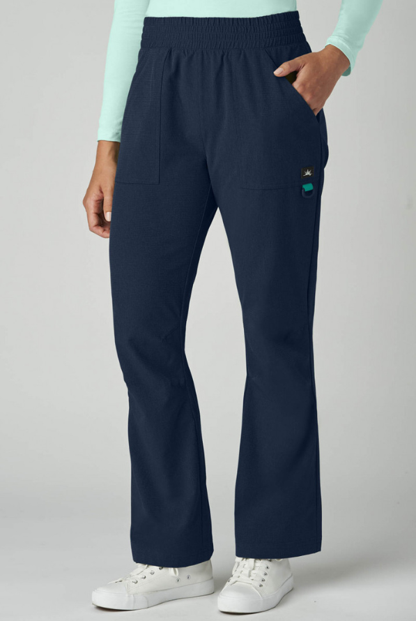 Navy 6 Taschen Rory Bootcut Damen Hose