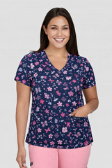 Pretty Ribbon 2 Taschen STRETCH Damen Kasack