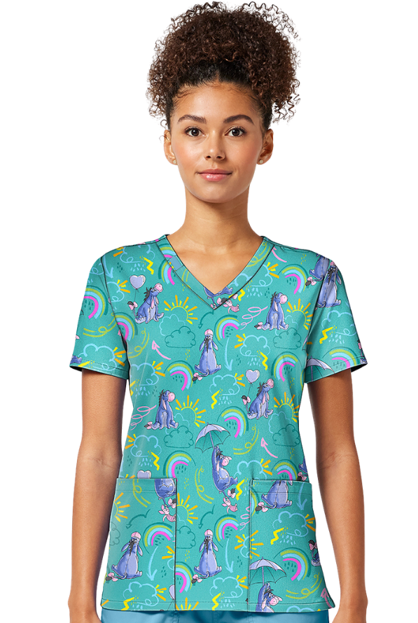 Disney´s I-Aah Rain or Shine 2 Taschen STRETCH Damen Kasack