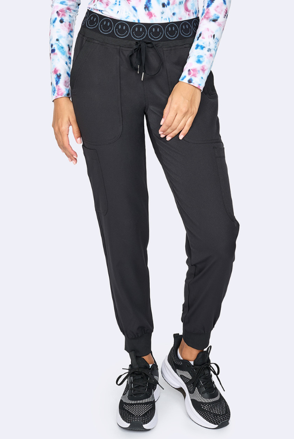 Smile Jogger STRETCH Damen Berufshose 6 Taschen | Schwarz