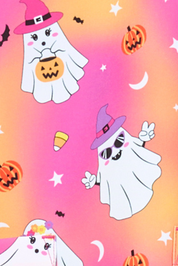 boo-tiful night 2 Taschen STRETCH Damen Kasack