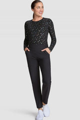 Glitzersterne Damen Langarm-Unterziehshirt
