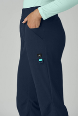 Navy 6 Taschen Rory Bootcut Damen Hose